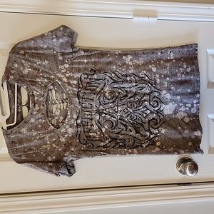 Affliction SS key hole top